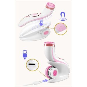 ЧЕТКА ЗА ЛИЦЕ 4 В 1 - LUMINEO PRO HOME SPA + ГЕЛ ЗА АКНЕИЧНА КОЖА 100 мл - РОЗОВА