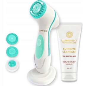 ЧЕТКА ЗА ЛИЦЕ 3 В 1 - LUMINEO HOME SPA + ГЕЛ ЗА ЧУВСТВИТЕЛНА КОЖА 100 мл