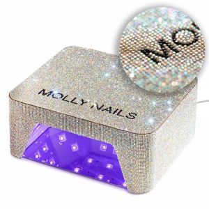 LED/UV ЛАМПА MOLLY NAILS V9 -  С ЦИРКОНИЙ - 36W