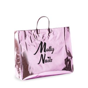 ЧАНТА MOLLY LAC - GLOSSY  PINK - РОЗАВА