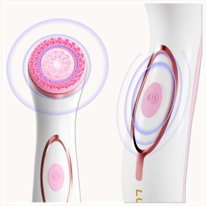 ЧЕТКА ЗА ЛИЦЕ 4 В 1 - LUMINEO PRO HOME SPA + ГЕЛ ЗА ЧУВСТВИТЕЛНА КОЖА 100 мл - РОЗОВА