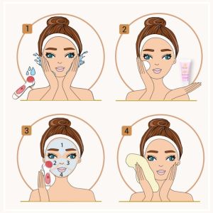 ЧЕТКА ЗА ЛИЦЕ 4 В 1 - LUMINEO PRO HOME SPA + ГЕЛ ЗА ЧУВСТВИТЕЛНА КОЖА 100 мл - РОЗОВА