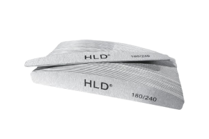 УЛТРАТЪНКА ПИЛА ЗА НОКТИ - 180/240 ПОЛУМЕСЕЦ - HLD