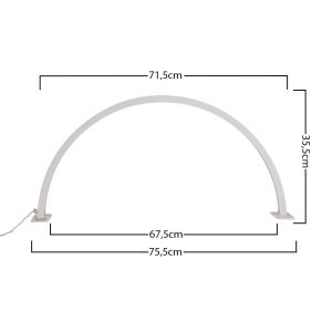 НАСТОЛНА LED ЛАМПА HQ-75X - БЯЛА - 35W
