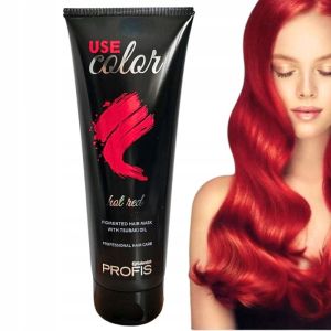 PROFIS USE COLOR - ОЦВЕТЯВАЩА МАСКА - HOT RED 300мл
